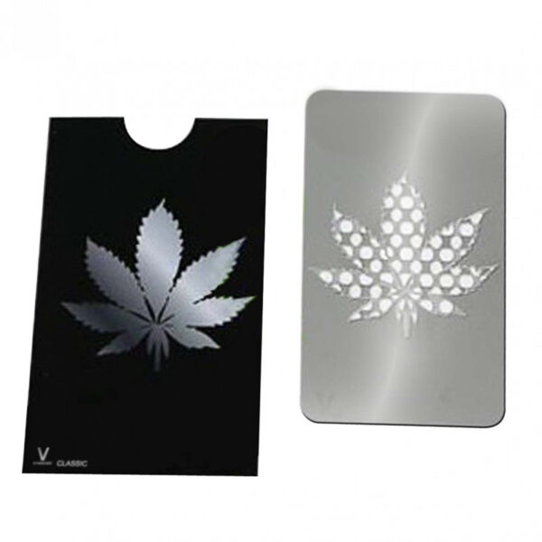 Grinder Card – Metall-Grinderkarte Silver Leaf