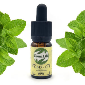 CBD Öl 10% Vollspektrum mit Pfefferminz-Aroma 10ml - THC frei