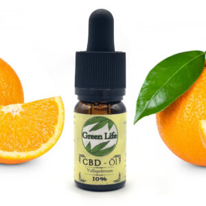 CBD Öl 10% Vollspektrum mit Orangen-Aroma 10ml - THC frei