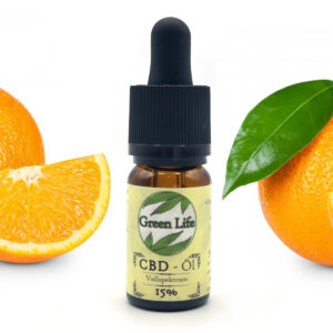 CBD Öl 15% Vollspektrum mit Orangen-Aroma 10ml - THC frei