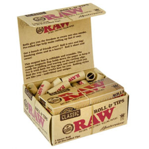RAW Classic Masterpiece, King Size Rolls & PREROLLED Tips