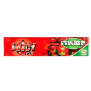 Juicy Jays King Size Slim aromatisiertes Papier, Strawberry (Erdbeere)
