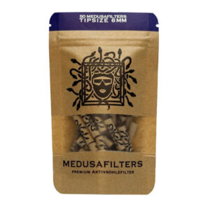 MEDUSA Aktiv-Cellulose-Filter ø 6mm Aktivkohlefilter, 50er Beutel