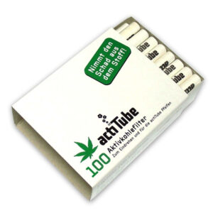 actiTube Aktivkohlefilter Regular ø 8mm – 100er Packung