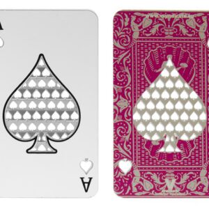 Grinder Card – Metall-Grinderkarte, Pik Ass