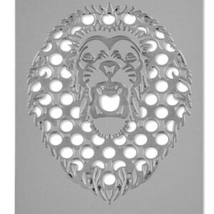 Grinder Card – Metall-Grinderkarte, Roaring Lion