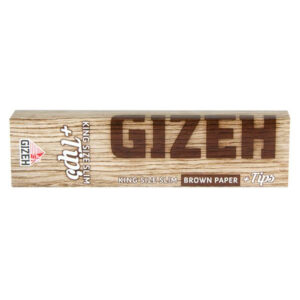 Gizeh BROWN King Size Slim Papier + Tips