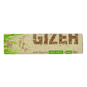 Gizeh Hanf & Gras King Size Slim + Tips Zigarettenpapier