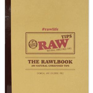 RAW Natural Unrefined Tips “The RAWLBOOK” – 480 Filtertips