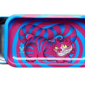 Metalldose mit Drehtablett im Deckel – 2in1 “Grinsekatze / Seshigher Cat”