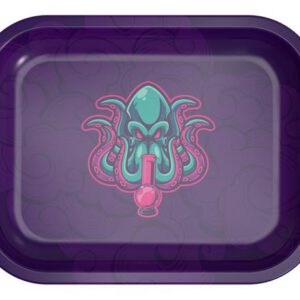 Dreh-Tablett – Rolling Tray, klein, “Octopus”