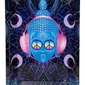 Dreh-Tablett – Rolling Tray, klein, “Peace”