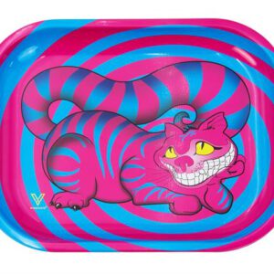 Dreh-Tablett – Rolling Tray, klein, “Grinsekatze / Seshigher Cat”