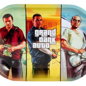 Dreh-Tablett – Rolling Tray, klein, “Grand Dank Auto / GTA”