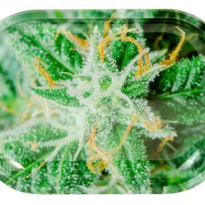 Dreh-Tablett – Rolling Tray, klein, “Buds AK-47”