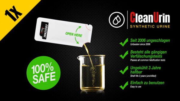 Clean Urin im Beutel