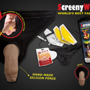 Screeny Weeny 5.0 Fake Penis - White / Mulatte