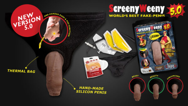 Screeny Weeny 5.0 Fake Penis - Latino / Brown – Bild 2