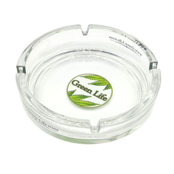Green Life Aschenbecher aus Glas - groß