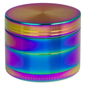 CNC Aluminium Grinder/Polinator, 62mm, 4-teilig, Rainbow