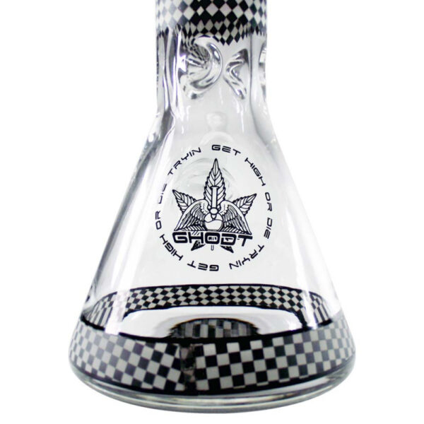 GHODT Bong Glow GH33 35cm - 5mm Wandstärke grau 4 - Image 3