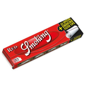 Smoking RED King Size Papier + Filtertips