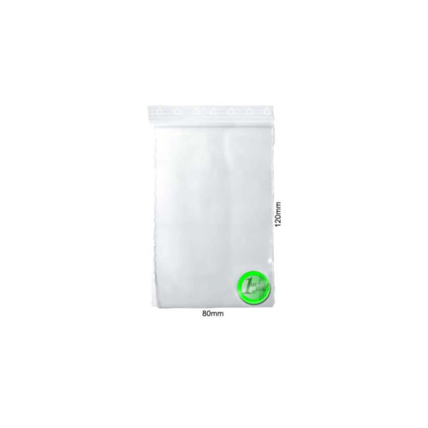 Zip-Lock Druckverschluss Beutel 100 Stück 80mm x 120mm – Stärke: 50µ