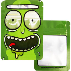 Mylartütchen Cali Pack Pickle Rick 70mm x 100 mm