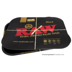 RAW Magnetic Rolling Tray Cover Large-groß, "RAW schwarz"