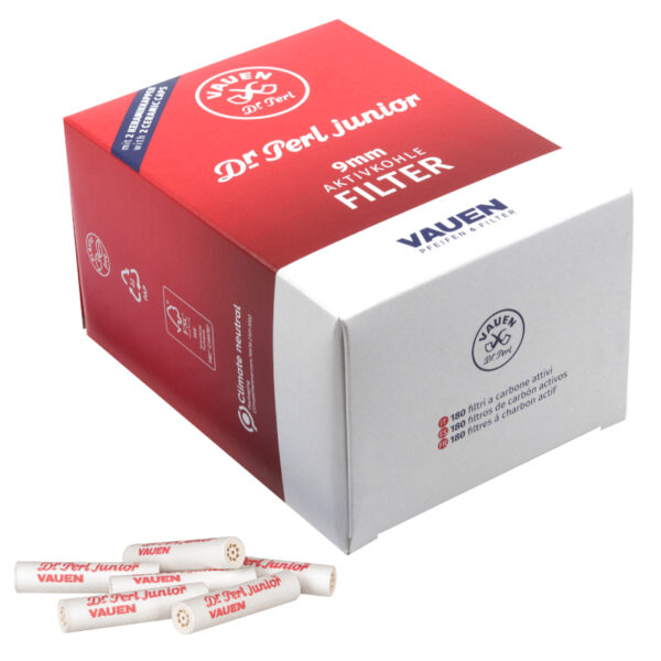 Dr. Perl Junior 9mm JUMAX (180er) Aktivkohlefilter