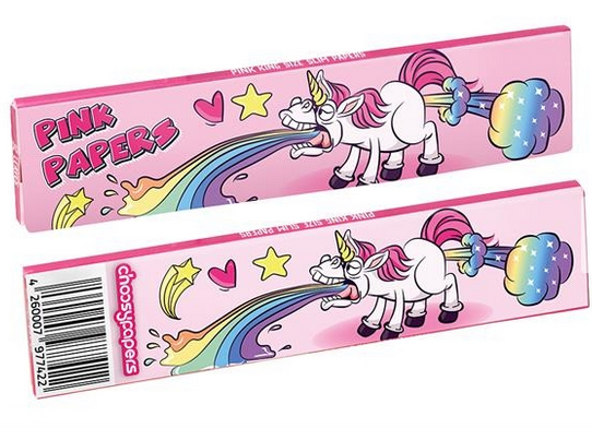 Screenshot 2026-03-10 at 14-12-22 Choosypapers PINK King Size Slim Zigarettenpapier Puking Unicorn 25er Box (32 Blatt) Choosypapers Papier Raucherbedarf Knistermann Shop.png